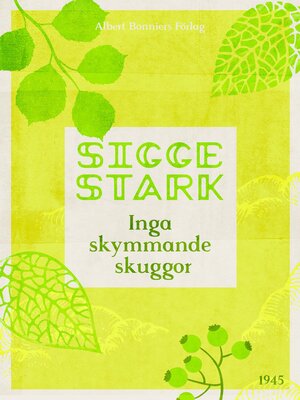 cover image of Inga skymmande skuggor